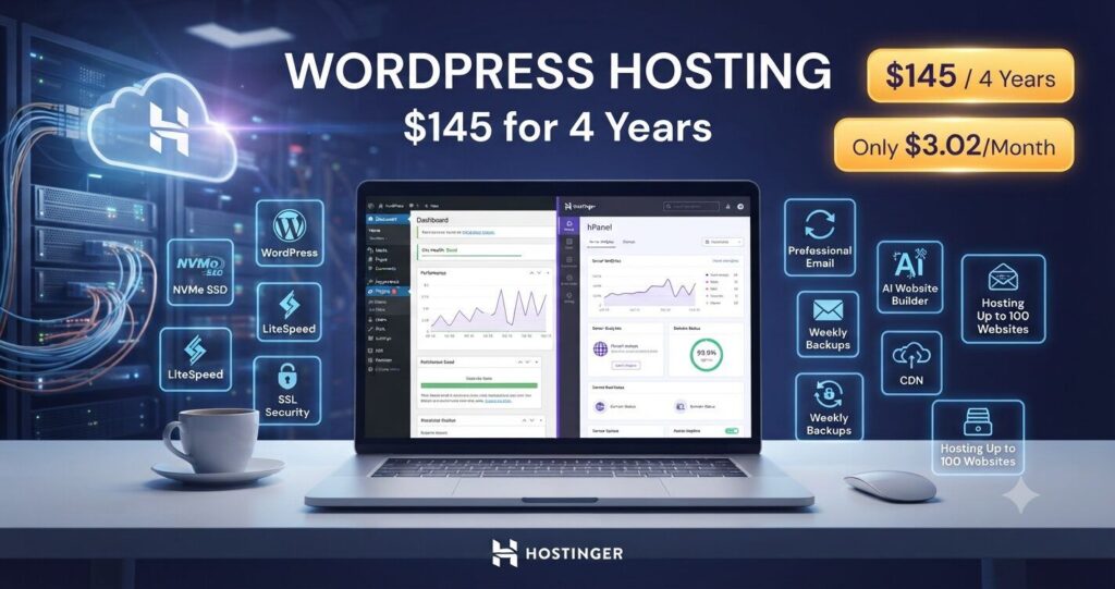 How Much Does It Cost to Host a Website for 4 Years With Hostinger?