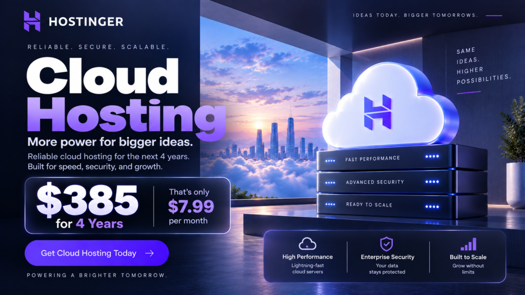 Is $385 for 4 Years Worth It? Hostinger Cloud Hosting for WooCommerce stores preparing for traffic spikes